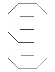 Number 9 Tracing Worksheets Pdf, Free Vectors File